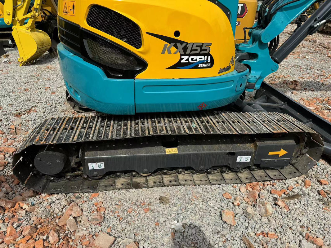 5.5 ton Mini używany grabarz Kubota Kx155 Original Japan Crawler Digger