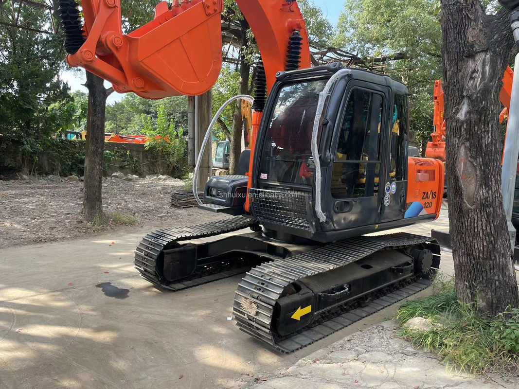 12000kg Zx120 używany grabarz Hitachi z drugiej ręki z oryginalną farbą 0,51m3