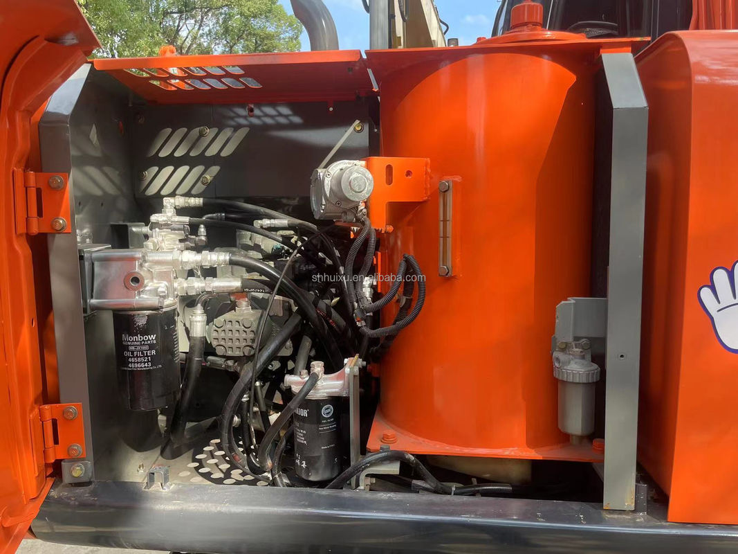 12000kg Zx120 używany grabarz Hitachi z drugiej ręki z oryginalną farbą 0,51m3