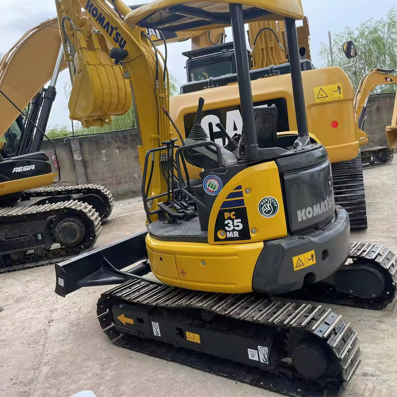 Stosowany Komatsu PC35MR mini grabarz maszyna budowlana mini drapieżnik grabarz używany komatsupc35 gorąca sprzedaż