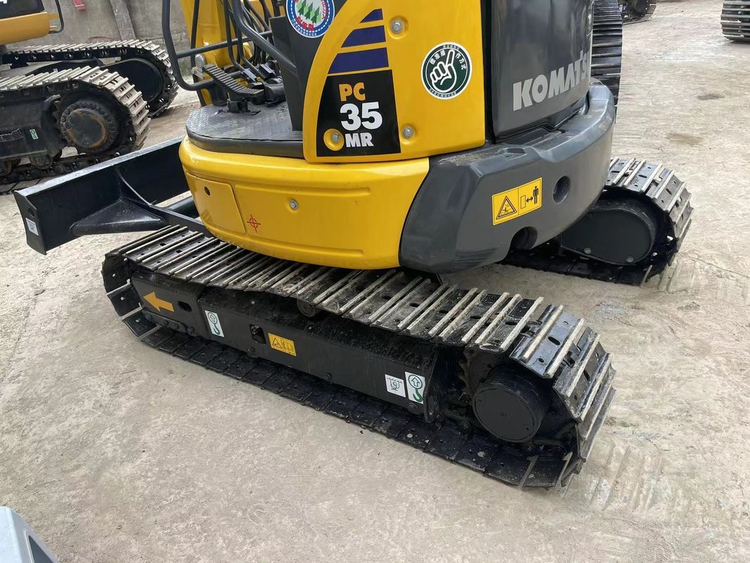 Stosowany Komatsu PC35MR mini grabarz maszyna budowlana mini drapieżnik grabarz używany komatsupc35 gorąca sprzedaż