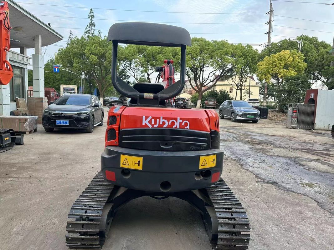 0.15m3 Wiadro Czerwony Kolor Mini używany grabarz Kubota U35 używany mini grabarz