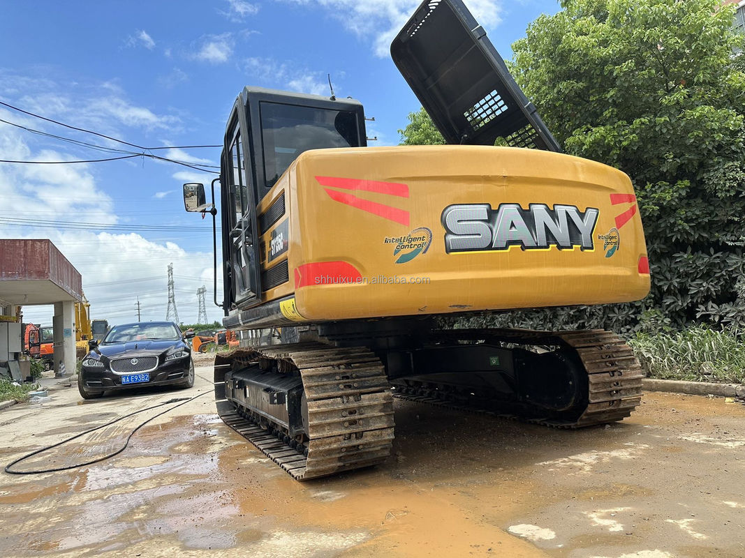Wysoka moc kopania Pierwotny silnik Żółty kolor Używany Sany 135 13 Ton