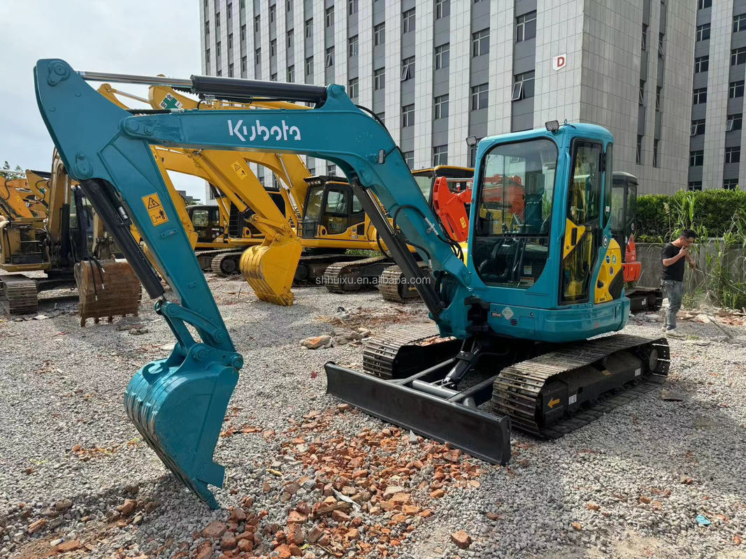 Mini używany grabarz Kubota 155 z drugiej ręki grabarz o niskim czasie pracy