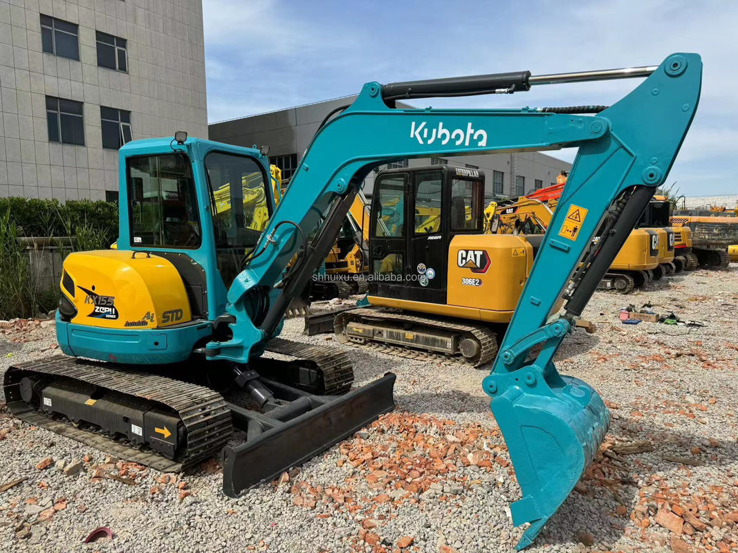 Mini używany grabarz Kubota 155 z drugiej ręki grabarz o niskim czasie pracy