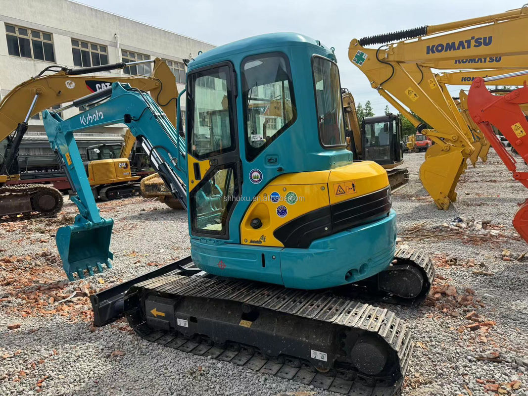 Mini używany grabarz Kubota 155 z drugiej ręki grabarz o niskim czasie pracy