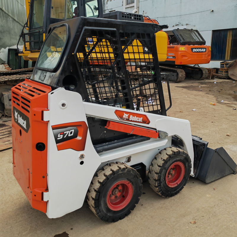 Wielofunkcyjny używany ładowarka skierowa BOBCAT S70 Doosan Bobcat 1 tona używane mini ładowarki