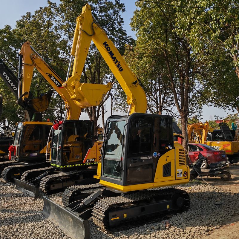 niskie godziny pracy używany bagator komatsu pc70-8/wysokiej mocy używany bagator Komatsu pc70-8