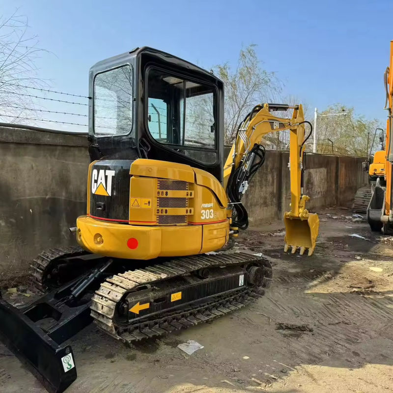 Wykorzystane koparki ścieżki mini koparki używane Caterpillar Cat306 do lekcji domowych