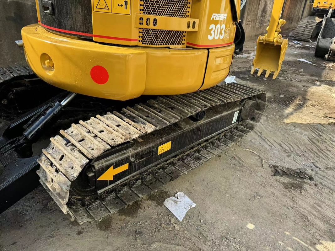 Wykorzystane koparki ścieżki mini koparki używane Caterpillar Cat306 do lekcji domowych