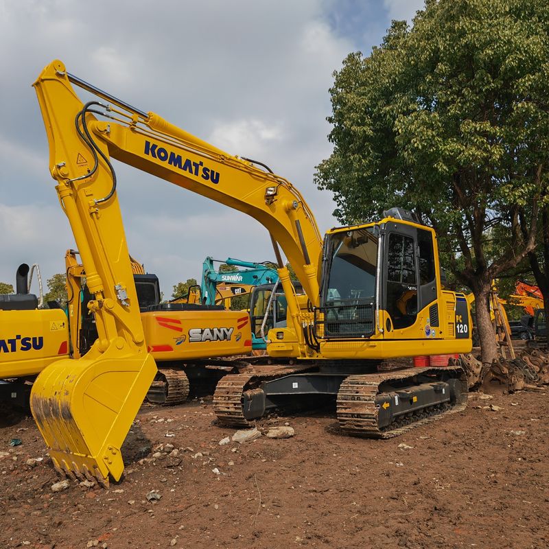 oryginalny kolor używany komatsu grabarz komatsu pc120/drużyna niska cena grabarz komatsu pc120