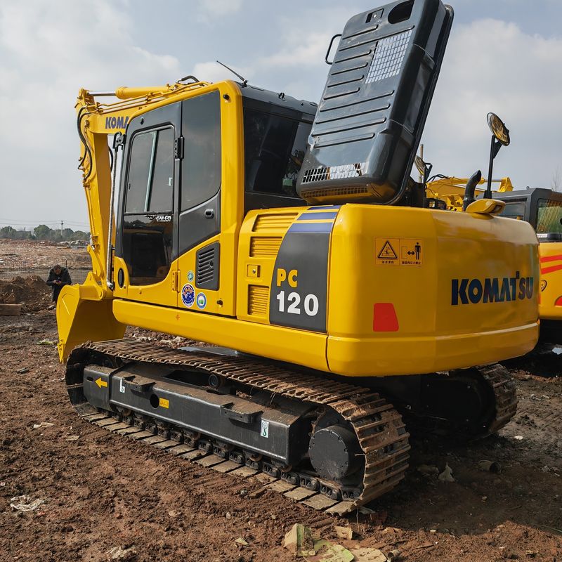 oryginalny kolor używany komatsu grabarz komatsu pc120/drużyna niska cena grabarz komatsu pc120
