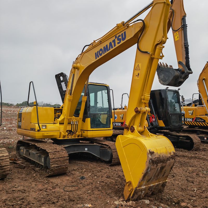 oryginalny kolor używany Komatsu pc110/Hydraulic Crawler excavator używany komatsu pc110 w sprzedaży
