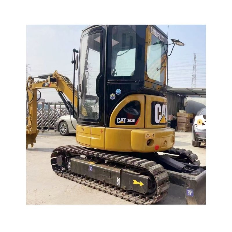 Mini grabarz CaterpillarWykorzystany pojazd podjezdny Cat303E używany Japoński silnik Cat303 maszyny inżynieryjne i budowlane
