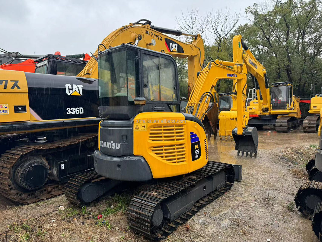 5.5ton mini używany grabarz używany komatsu pc55/tańka cena wysokiej jakości używany komatsu pc55 na sprzedaż
