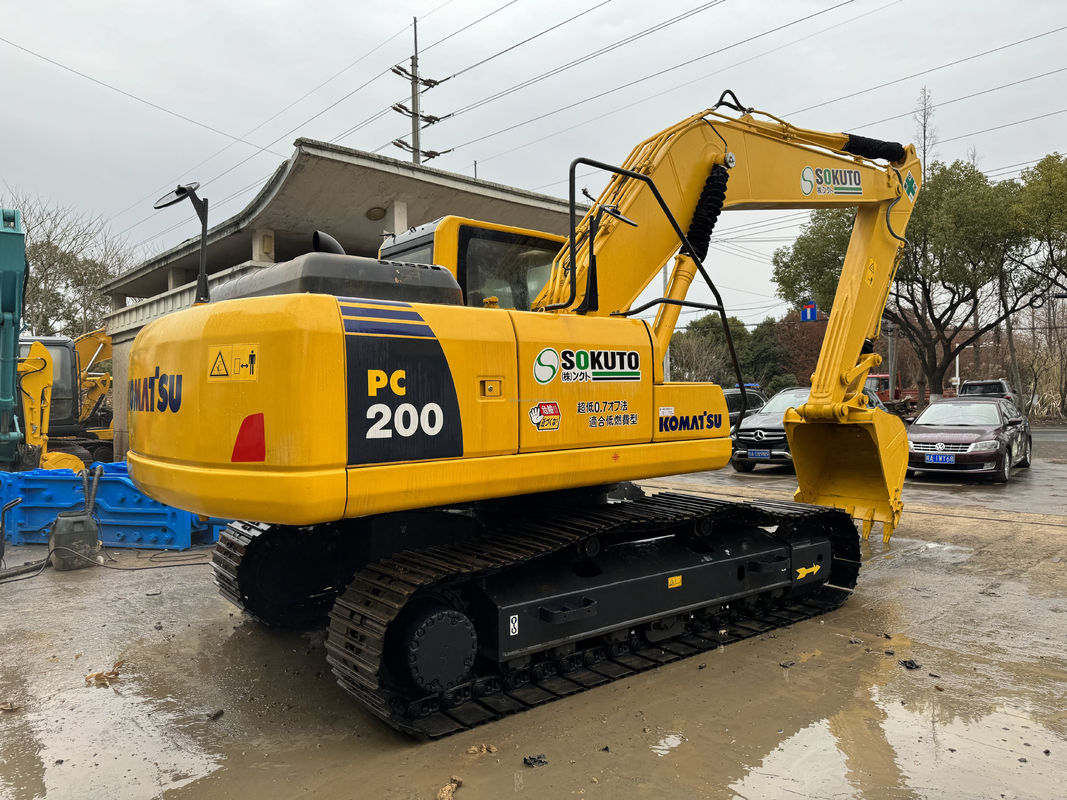 20 ton oryginalny kolor użyty grabarz użyty Komatsu PC200 grabarz budowlany