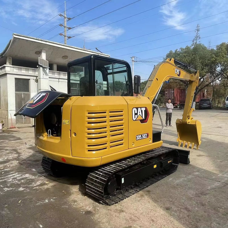 Używane koparki CAT 305.5E tanio cena używany koparz 5T CAT305.5 plamy /maszyny budowlane CAT305.5 5T używany koparz