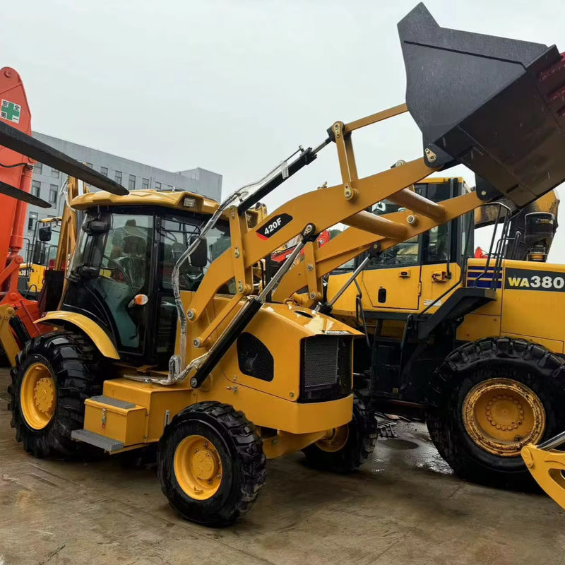 Używany ładowarka Caterpillar CAT420F ładowarka Cat 420f/ używany japoński silnik w dobrym stanie