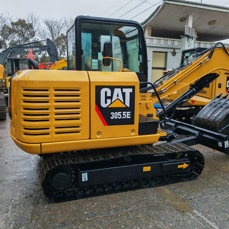 Wyposażony CAT 305.5E mini grabarz bez ogona Caterpillar 305.5 mini grabarz cena niska CAT302 CAT305.5 CAT306 CAT304 CAT305 w sprzedaży