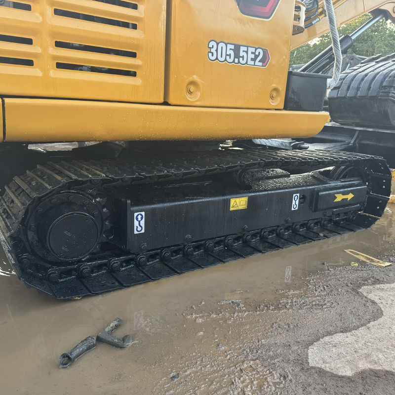 Wykorzystane grabiarki Wysokiej wydajności Mini Gąsienica Grabiarki Maszyny do przenoszenia ziemi Cat 305.5e2 Z kciukiem hydraulicznym