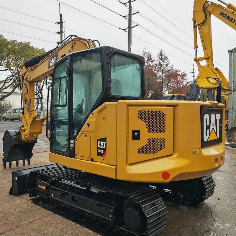 Ekskawator czołgowy CE/EPA 7 ton mały używany maszynny mini ekskawator CAT 307.5 do sprzedaży 306 307.5 308 w dobrym stanie