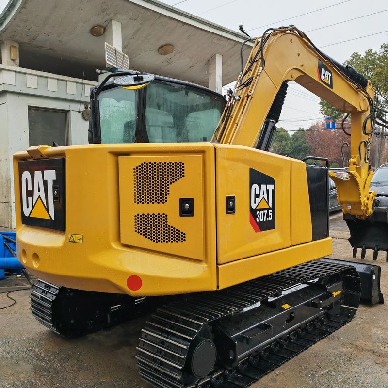 Ekskawator czołgowy CE/EPA 7 ton mały używany maszynny mini ekskawator CAT 307.5 do sprzedaży 306 307.5 308 w dobrym stanie