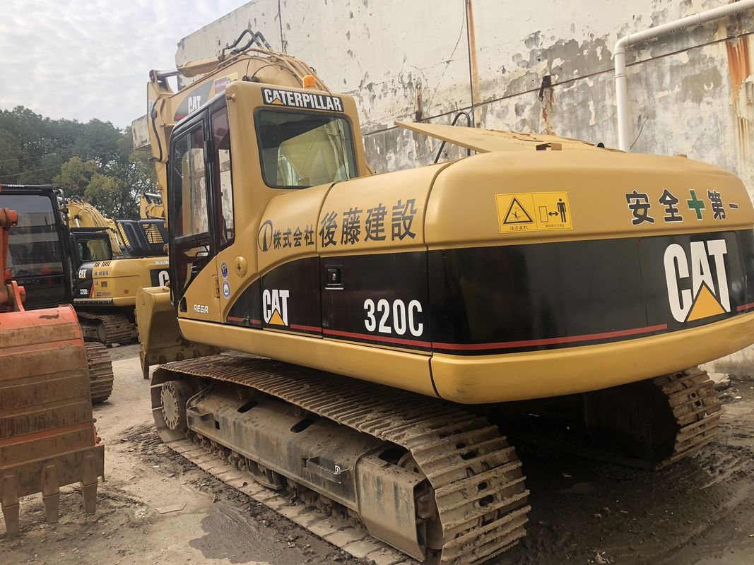 oryginalna farba używana koparka Cat 320d w Chinach Szanghaj używany Cat 320d na sprzedaż