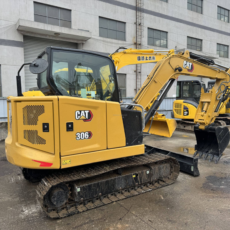 Stosowany mini grabarz cat306 cat306E2 cat307 maszyna do pełzania używana mała grabarz cat 306 cat 306E2 cat 307