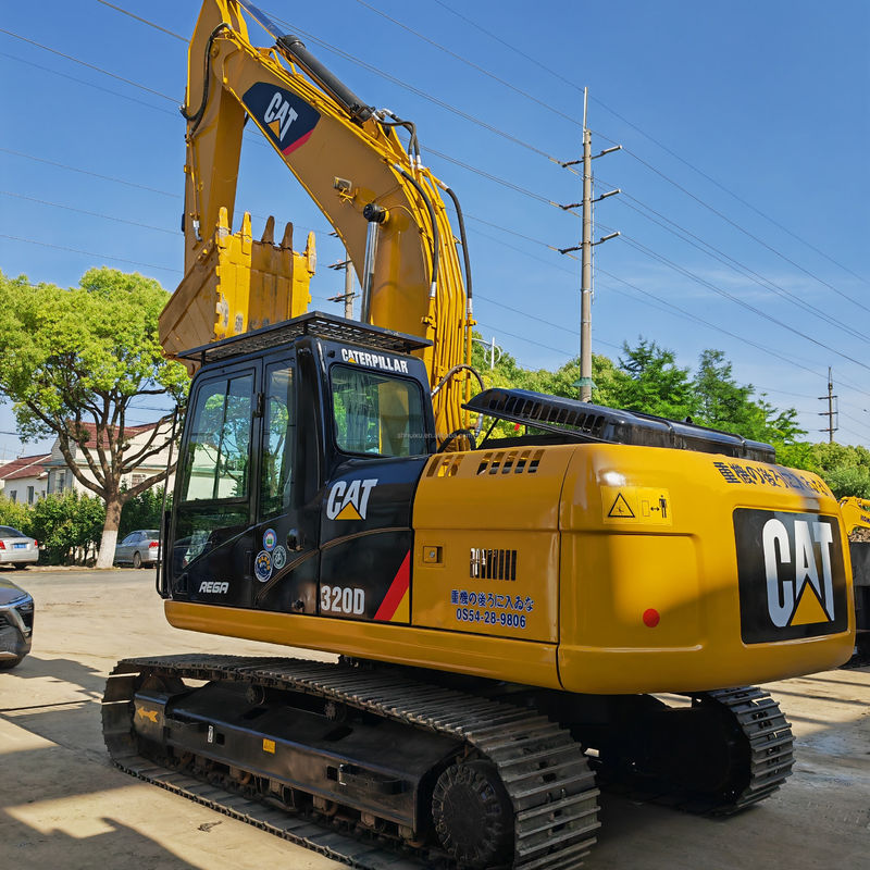 20tonowa używana koparka cat320d/drużyna wysokiej jakości koparka crawler cat320d z niskim czasem pracy do sprzedaży