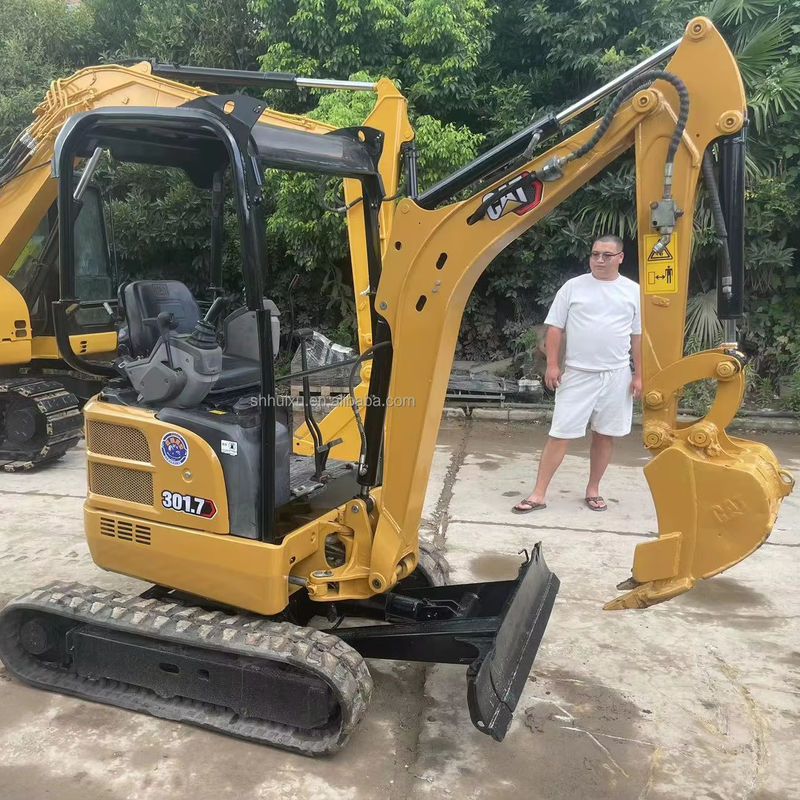 używany mini grabarz cat301.7 z gumowym torem/ używany mini grabarz cat301.7 z tanią ceną na sprzedaż