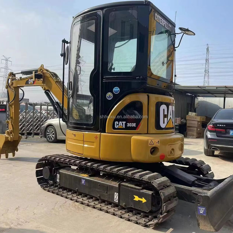 Używany Cat 303E Mini Cat 303 z użyciem z wysoką wydajnością 0.38m3 pojemność wiadra