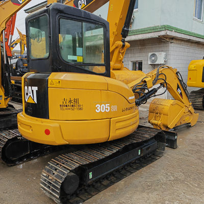 CAT305SR CAT305.5E Wykorzystane koparki dla kotów Budownictwo Gąsienica Wykorzystane koparki